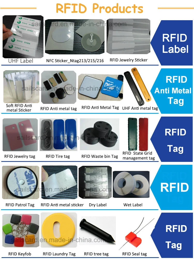 RFID Logistics Tags/Labels for Storage, Asset, Supermarket Management
