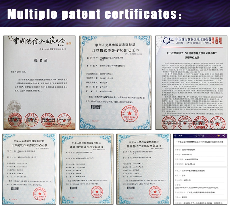 Laser Security Label Scratchable Coating Customized Trademark Stickers Anti-Counterfeit Label