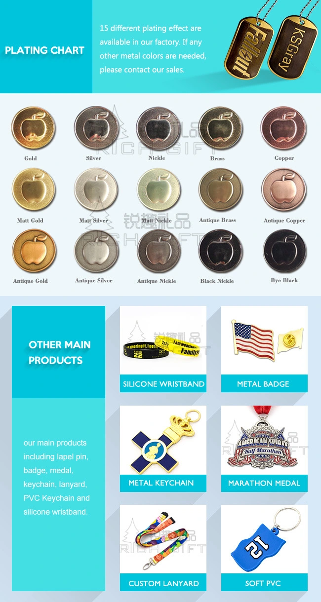 Promotional Gift China Manufacturer Custom Stainless Steel Name ID Metal Iron Stamped Printing USA Country Flag Army Logo Camouflage Military Dog Tag with Chain