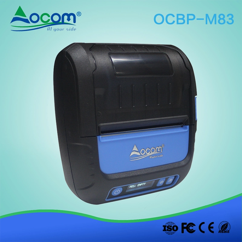Industrial IP54 80mm Mini Bluetooth Thermal Barcode Label Printer