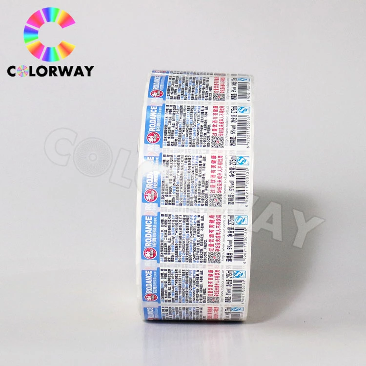 Colorful Printing Removable Paper Test Tube Label