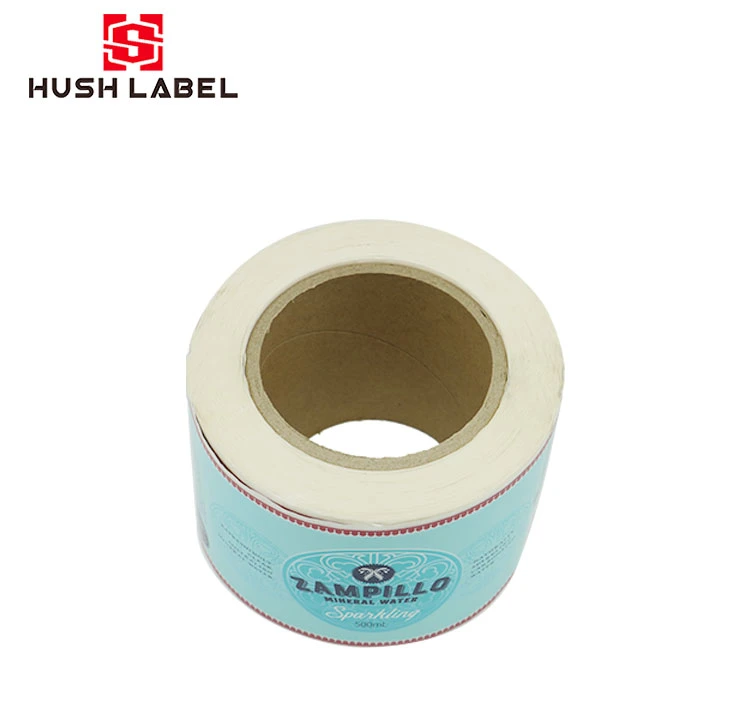 Custom Logo Digital Printing Heat Shrinkable Roll Film BOPP Plastic Label for Mineral Water Beverage Bottle