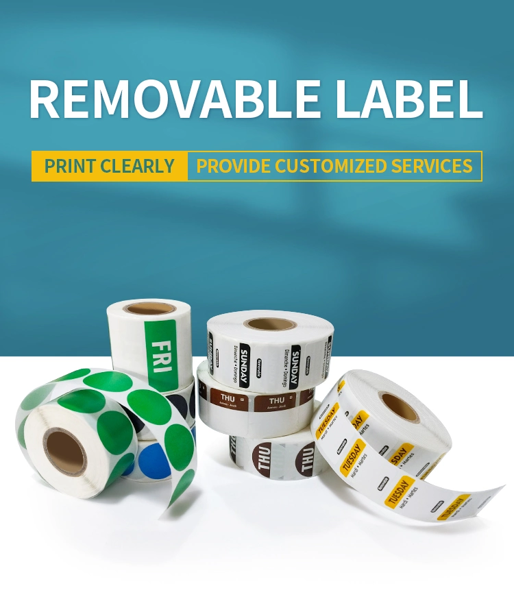 High Quality Factory Manufacturer Removable Cosmetic Sticker Labels