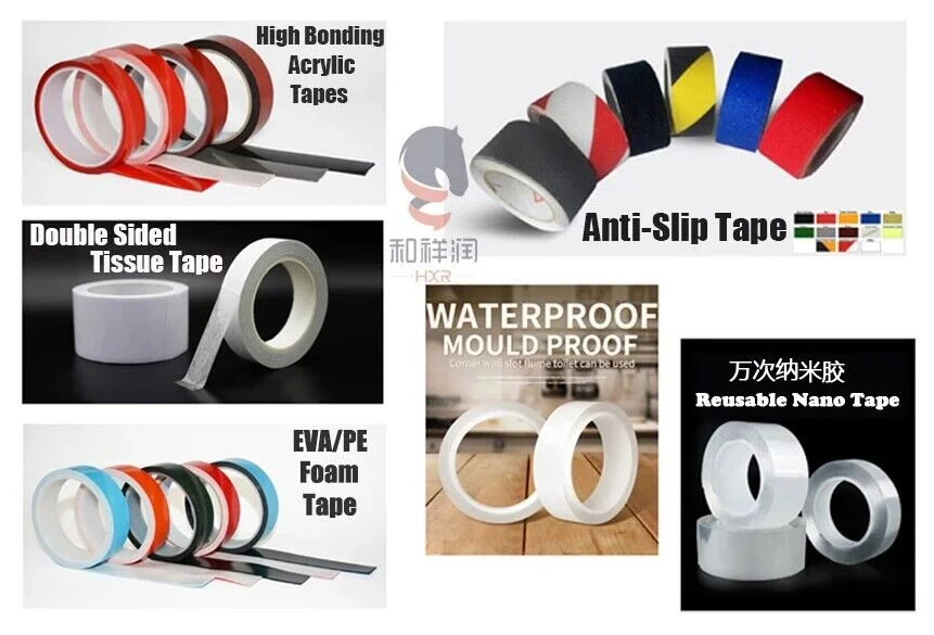 Customized Size Transparent Removable Washable Acrylic Adhesive Nano Tape Sticker