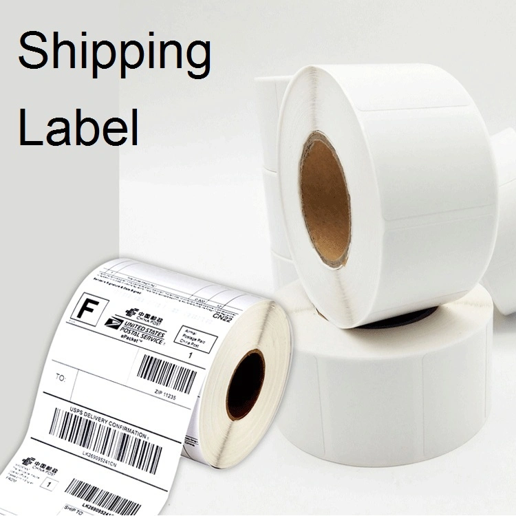 10 Labels Per Sheet Waterproof Double Layer Logistics Thermal Transfer Shipping Labels Custom Logo