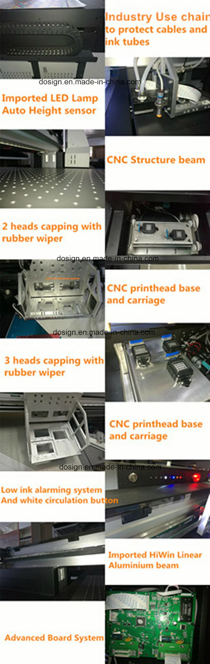 A1 Size UV Flatbed 3D Label Digital Printer