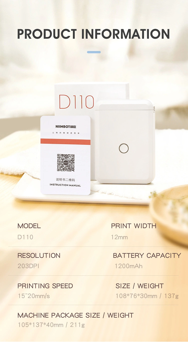 Niimbot Wireless Voice Input with Cutter Label Printers Digital