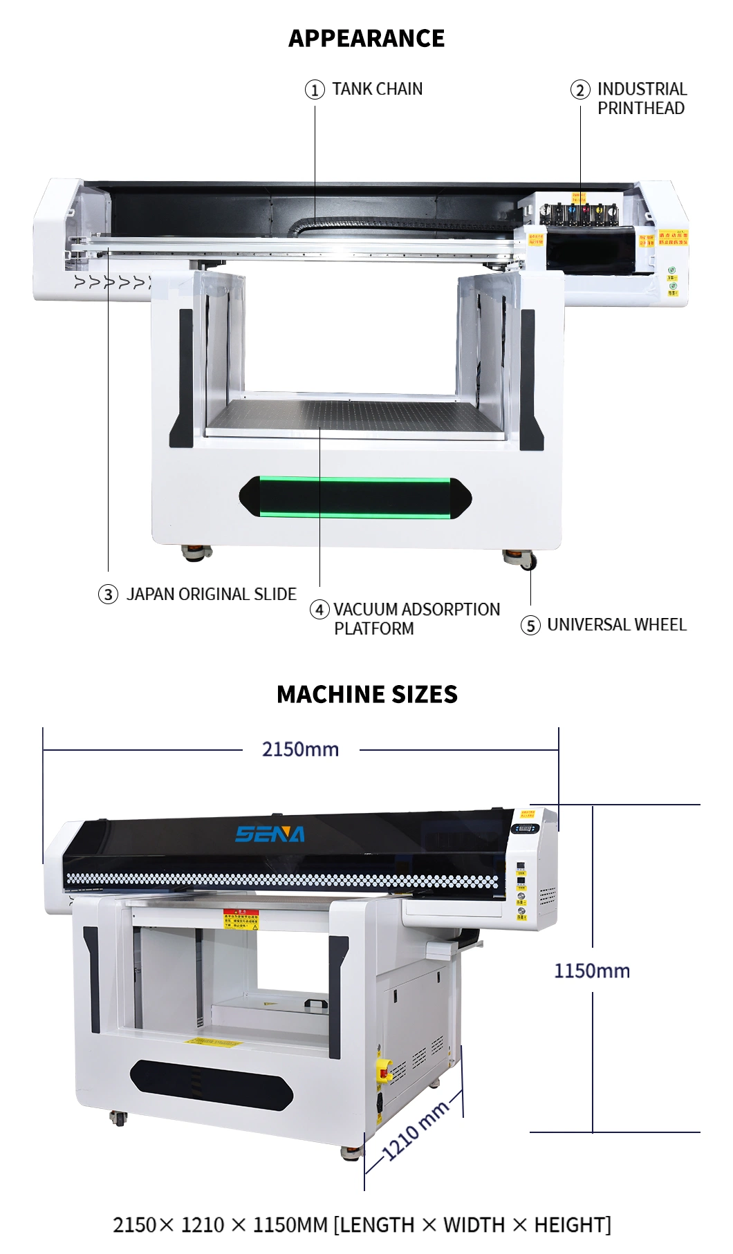 9060 Large-Format Universal Digital Inkjet Printer, Equipped with Vacuum Adsorption Platform, Suitable for Bottle Mouse Pad Sticker Labels UV Flatbed Printer