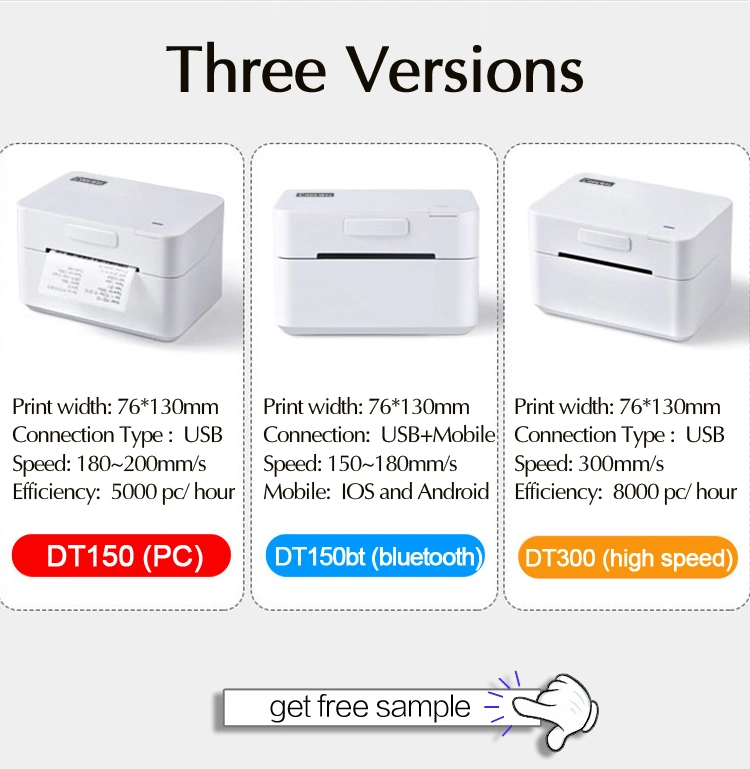 Ttp-244 Digital Printer Mini Thermal Barcode Label Sticker with Barcode