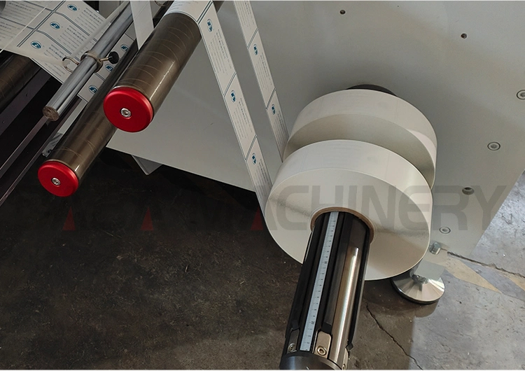 Roll to Roll Black Label Adhesive Film Finishing Printing and Cutting Rewinding Machine