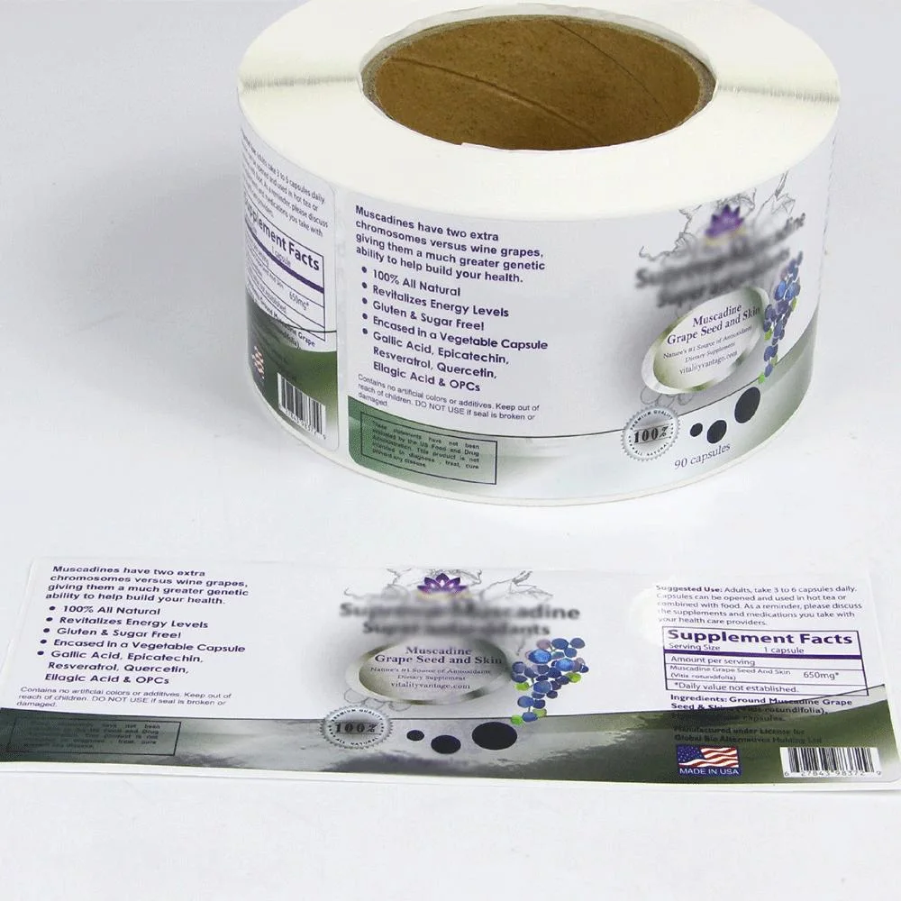Direct Thermal Label Sticker Customization Size 40mm Tube Core Three Proof Express Delivery Surface Single Label