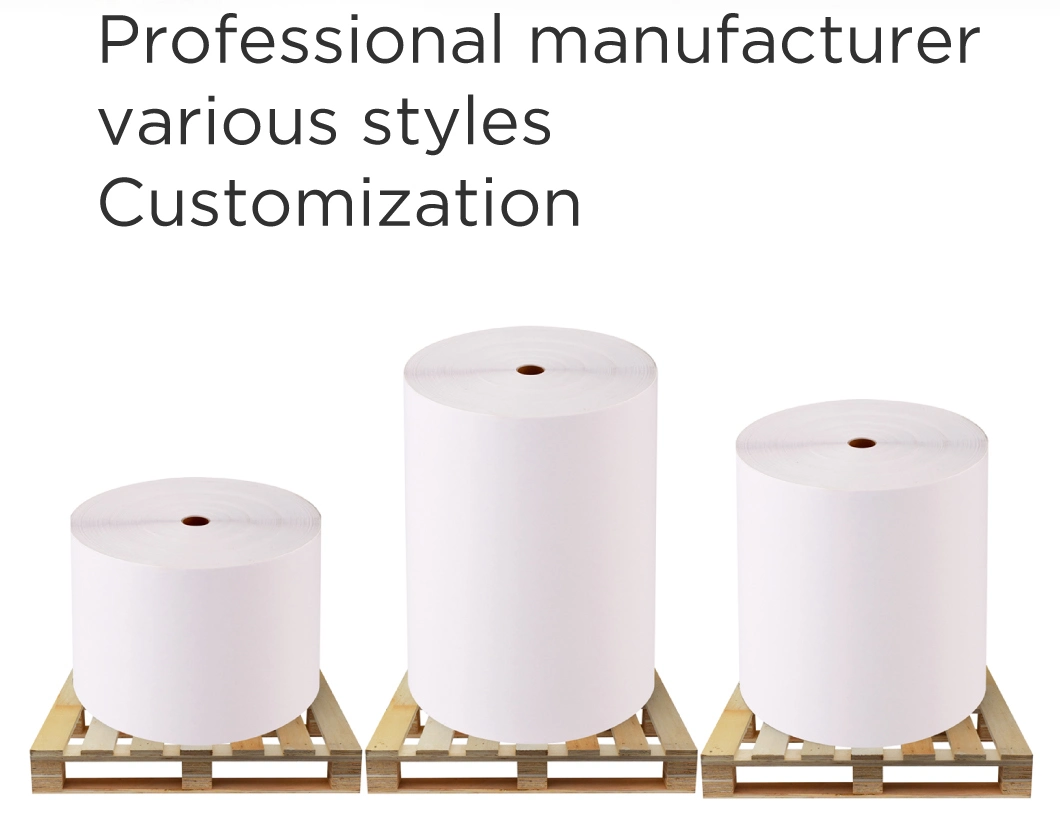 China Factory Wholesale Premium Top Coated 3-proof White Direct Thermal Self Adhesive Sticker Paper Jumbo Roll Thermal Label