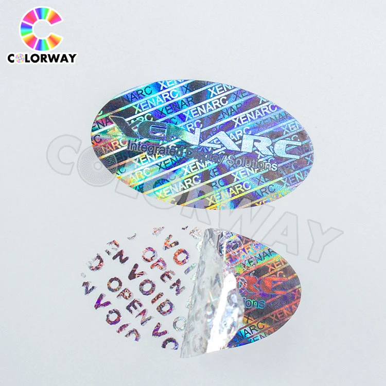 Waterproof Serial Number Qr Code Scratch off Printed Void Tamper Proof Silver Gold Adhesive Anti-Fake Anti-Counterfeiting Security Custom Hologram Sticker Label