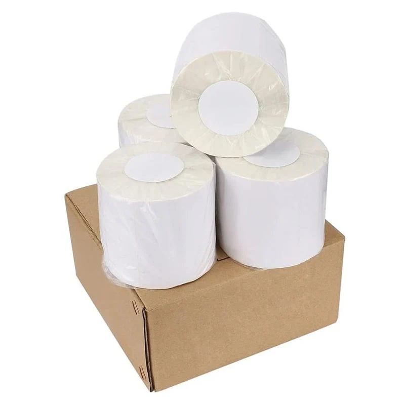 Factory Price 4X6 Waterproof Barcode Scale Supermarket Shipping Label Sticker Adhesive Direct Thermal Paper Label