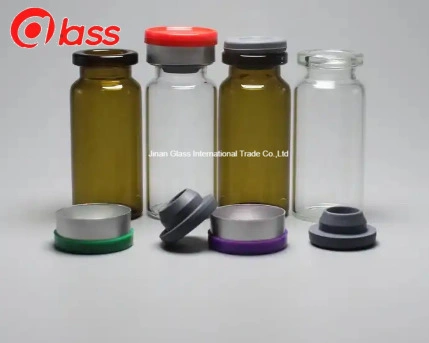 Tubular Glass Vial with Tear off Plastic Cap /PP Plastic Tamper Proof Cap