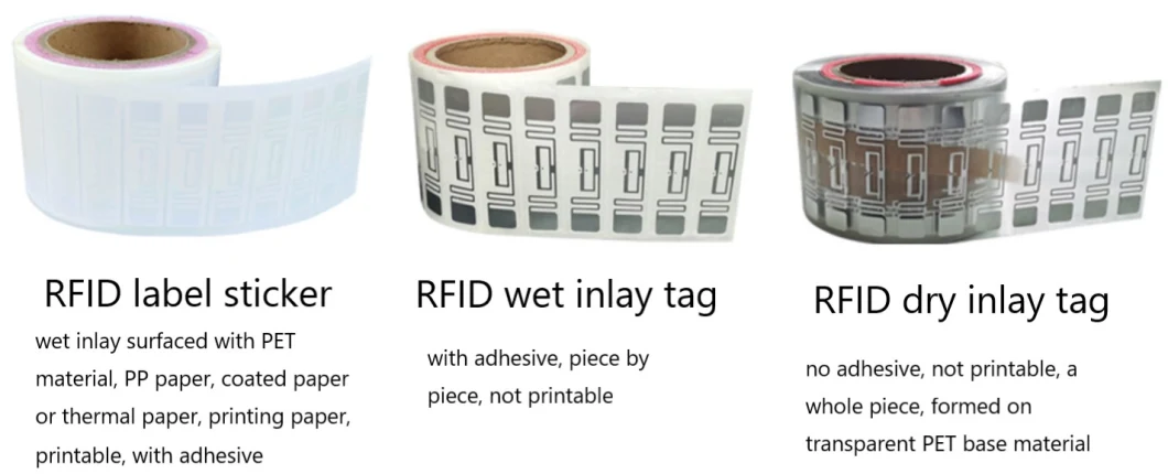 Warehouse Logistics Management 860-960MHz RFID Paper Tag UHF Label Paper RFID Sticker Label