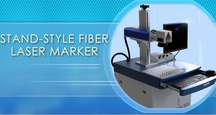 20W Fiber Laser Laser Marking Machine Label Logo Laser Printing Machine on Plastic Stainless Steel Laser Printer