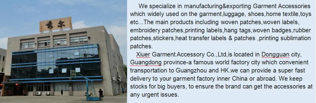 Custom Printing Waterproof Removable Warning Sticker Self Adhesive Woven Label