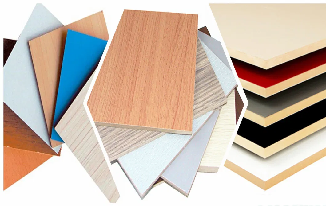 Chinese OEM&ODM Veneer Painting Melamine Board Custom MDF Board for Furniture Boards Building Material