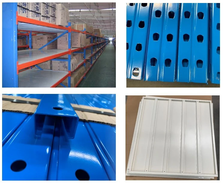 Pallet Metal Shelves Unit Galvanized Longspan Shelving for Food, Drug, E-Commerce, Auto Parts, Storage and Warehouse Use