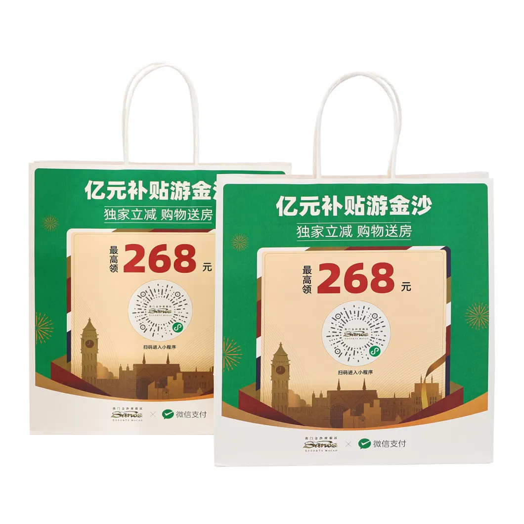 Biodegradable Paper Gusset Pouch Bag Coffee Bag Kraft Paper Digital Printing Flat