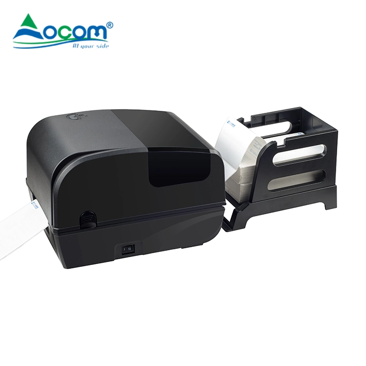 4 Inch Thermal Transfer Receipt Label Printer and Cutting Machine Industrial Thermal Barcode Label Printer