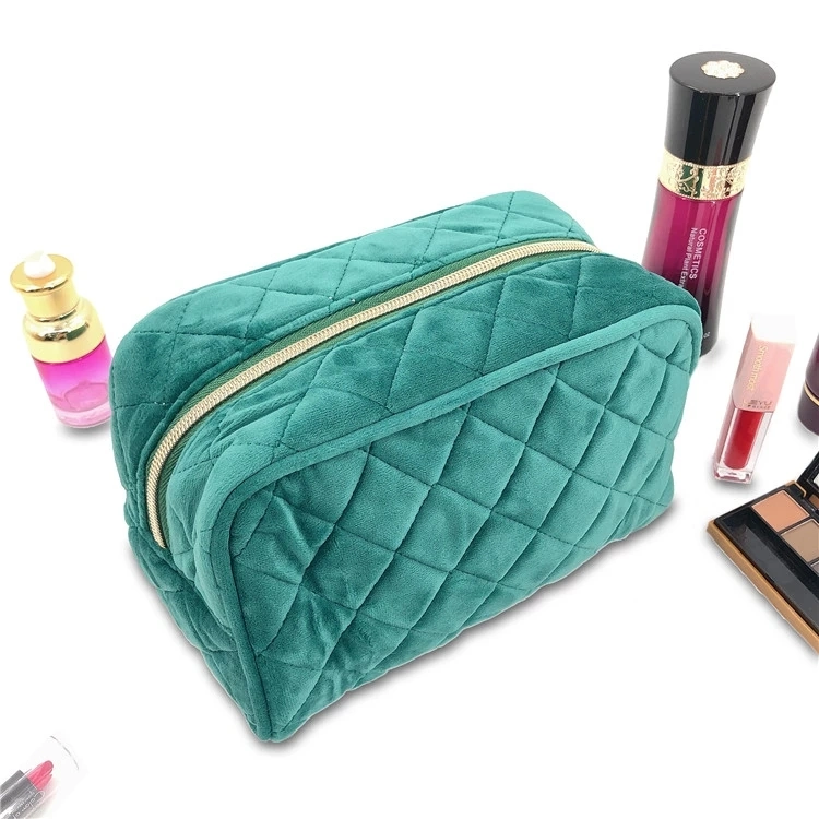 Travel Cosmetic Bag Logo Checkered Ladies Professional Private Label Custom Digital Makeup Bag