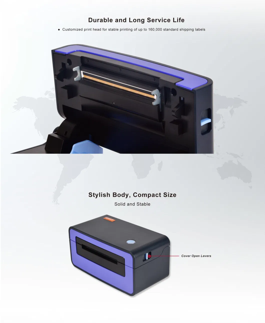 Portable Wireless 4X6 Shipping Label Thermal Sticker Printer