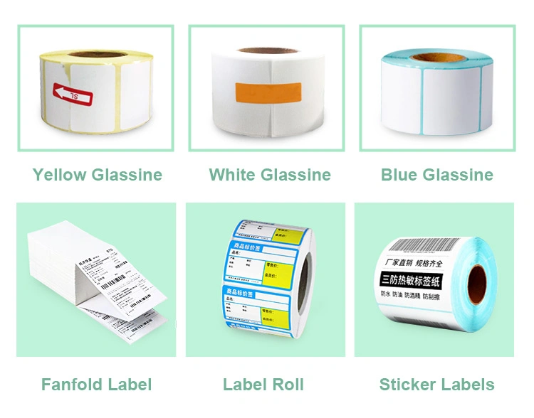 Direct Thermal Label Barcode Labes 90*50mm Self Adhesive Thermal Shipping Labels