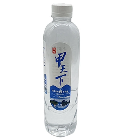 Custom Sticker Waterproof Transparent Mineral Water Label Plastic Bottle Adhesive Label Beverage Label