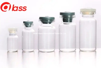 Tubular Glass Vial with Tear off Plastic Cap /PP Plastic Tamper Proof Cap