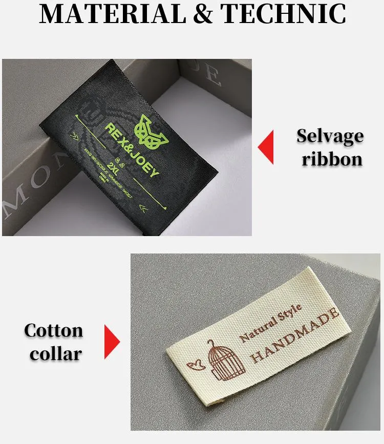 Satin Screen Printing Garment Washing Care Labels Clothing Printed Satin Labels Wholesale Custom Silk Heat Transfer
