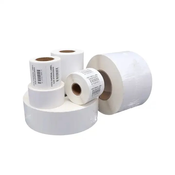 Self Adhesive Direct Thermal Label Jumbo Roll for Logistic Couier Labels 4X6 Inch