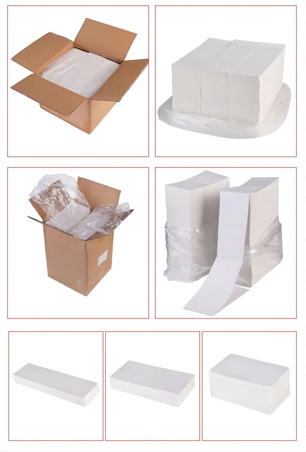 Shipping Label Manufacturer 100X150 Barcode 4X6 Direct Thermal Label Transfer Thermal Label