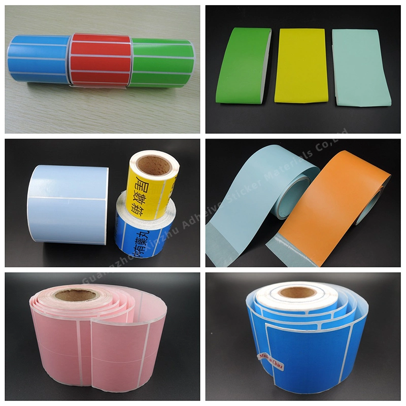 Factory Direct Sell Colorful Customized Blank Barcode Label Sticker Thermal Paper Roll 60*40*800