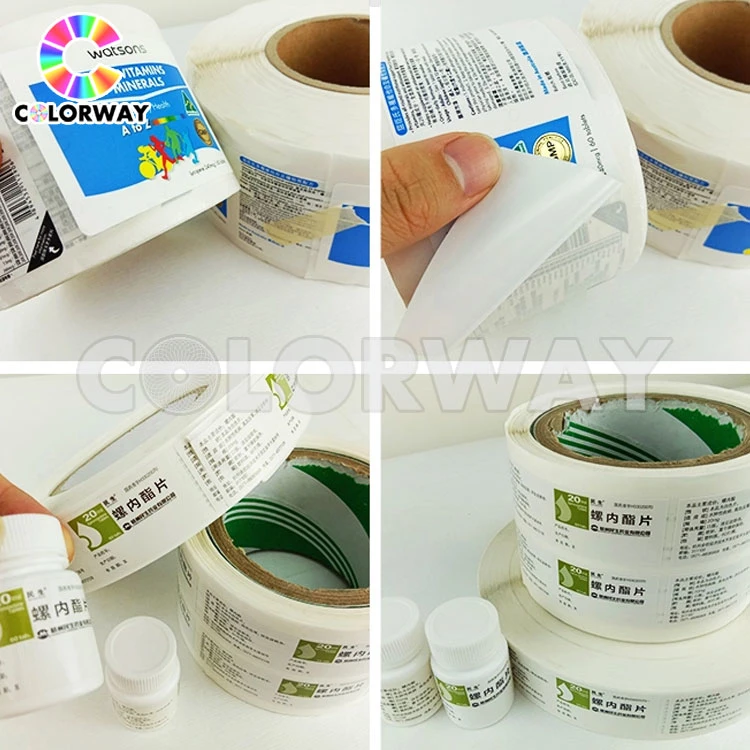 Colorful Printing Removable Paper Test Tube Label