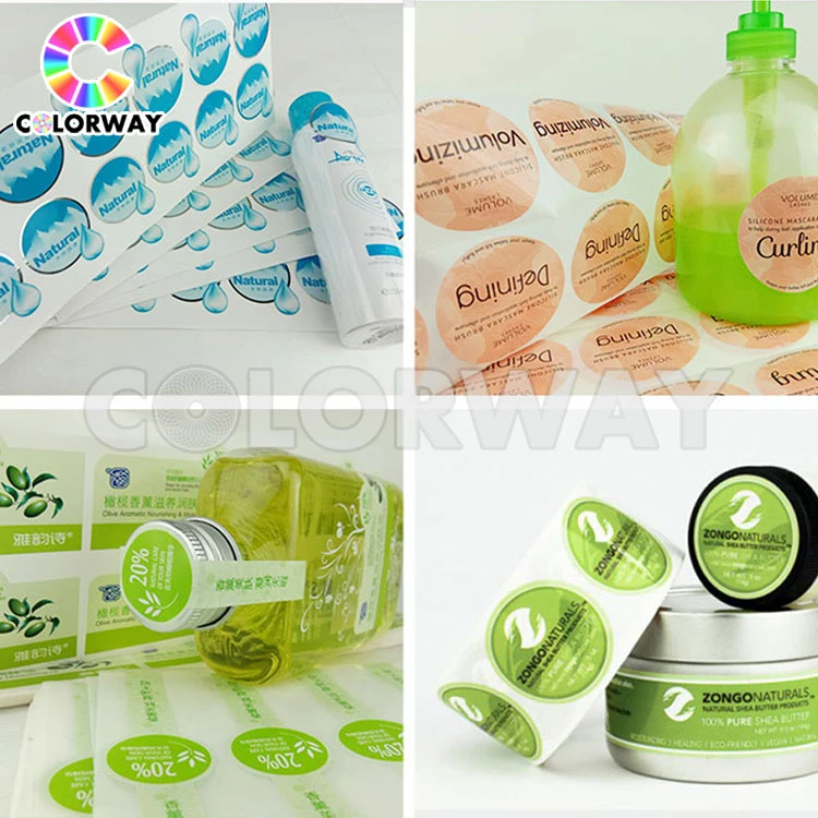 Custom High Qualtiy Cheap Adhesive Waterproof Cosmetic Label