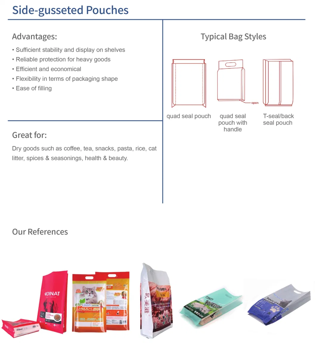 Custom Label Eco Plastic Bag Doypack Stand up Pouch Blender Bar Ground Coffee Stick Pack Packaging