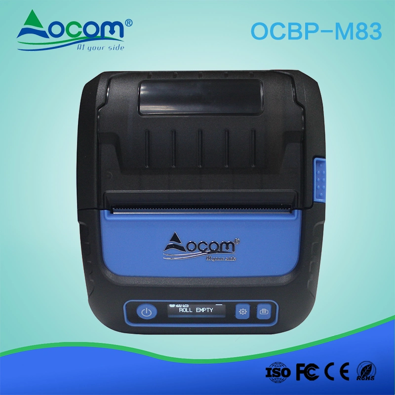 Industrial IP54 80mm Mini Bluetooth Thermal Barcode Label Printer