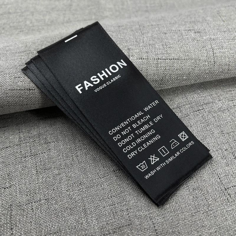 Good Quality Satin Label Custom Print Label for Garment