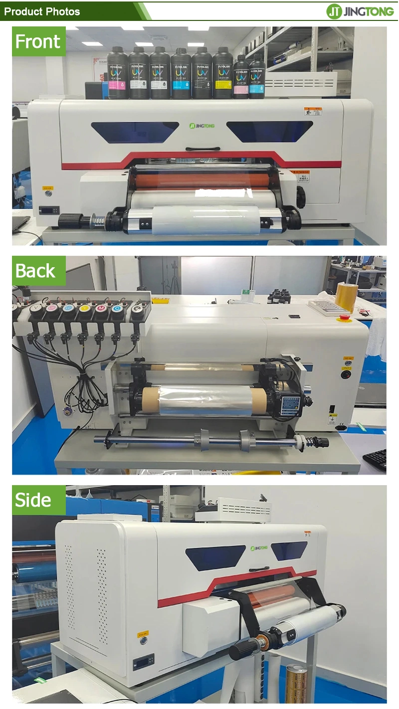 UV Roll to Roll Digital Label Printing Machine Dtf Transfer Sticker Printers for Any Surface