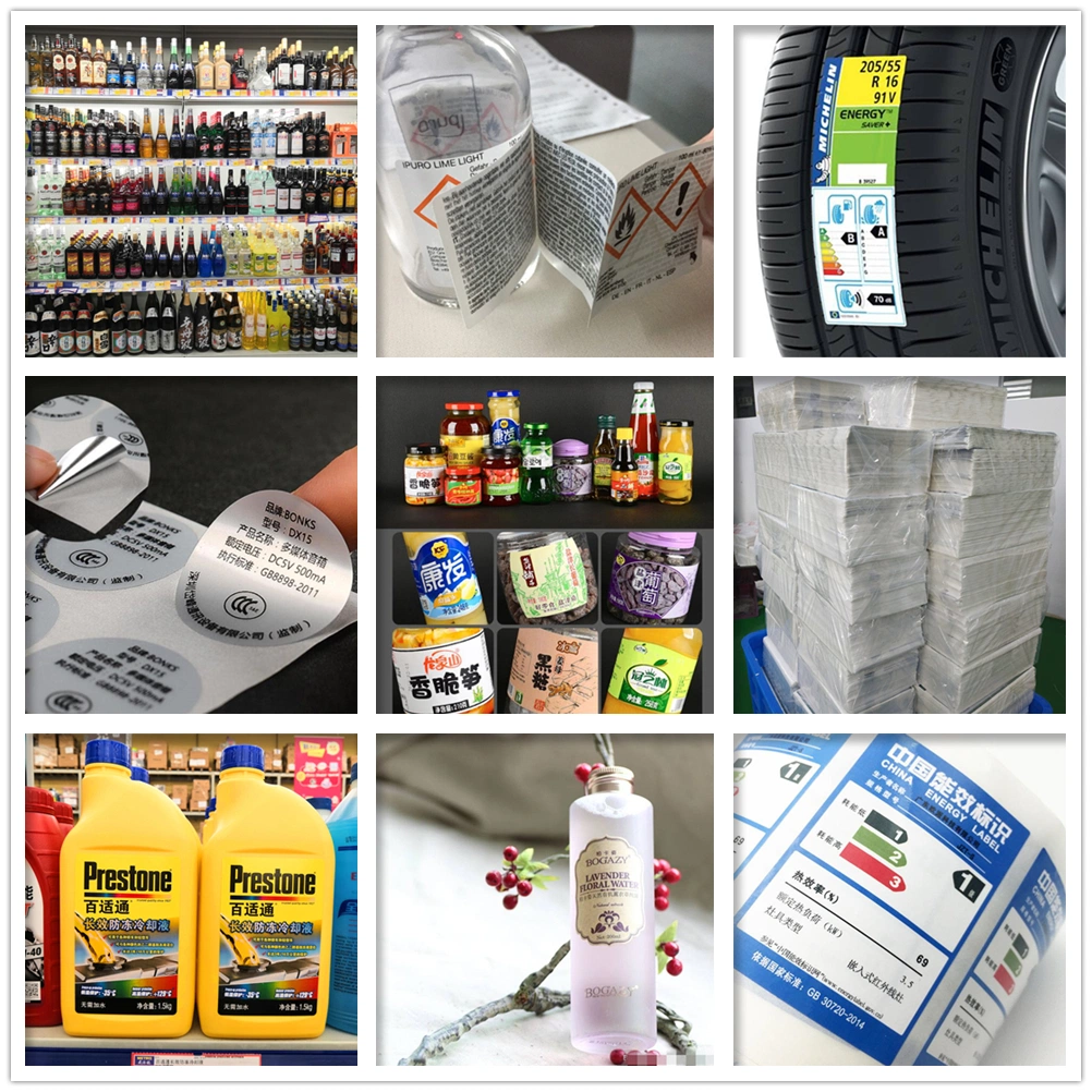 OEM/ODM Offset Full Color Printing Paper Adhesive Labels