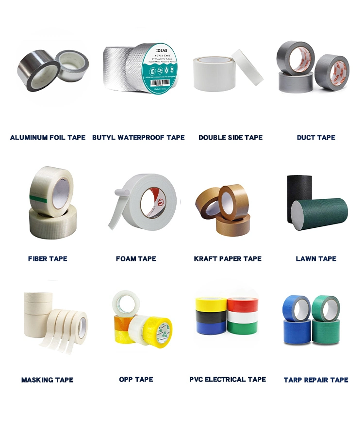 Customized Waterproof Wear-Resistant Moisture-Proof High Adhesion Removable Easy Tear Adhesive Curing Tape