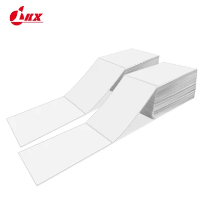 Selbstklebendes 4X6 Thermopapier-Direktaufkleber Thermodruck Etiketten Leer Versand Etikett Druckerrolle