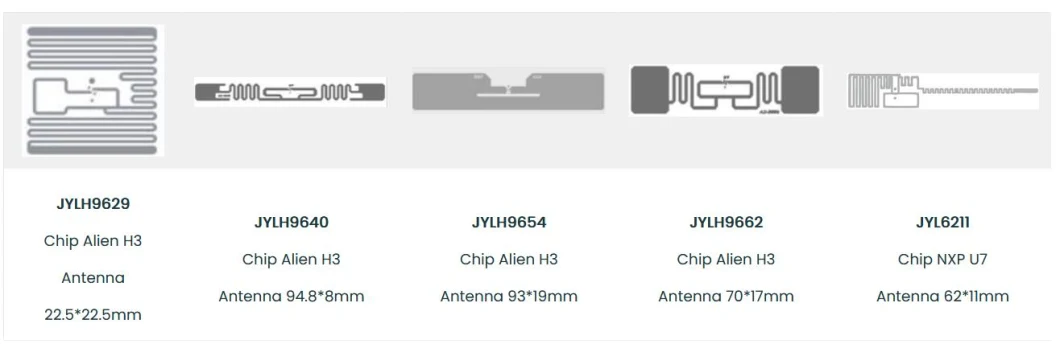 Long Range UHF RFID H9 Chip Small Size RFID Care Label