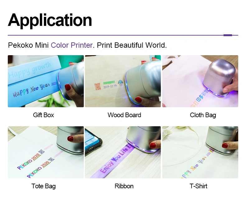 Handheld Sticker Digital Inkjet Portable Color Printer