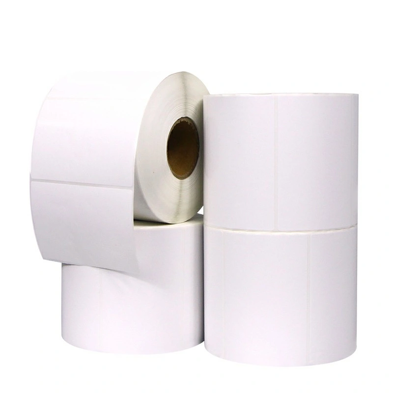 Wholesale Custom Direct Thermal Transfer Supermarket Label Printing Paper with Self-Adhesive Thermal Barcode Paper