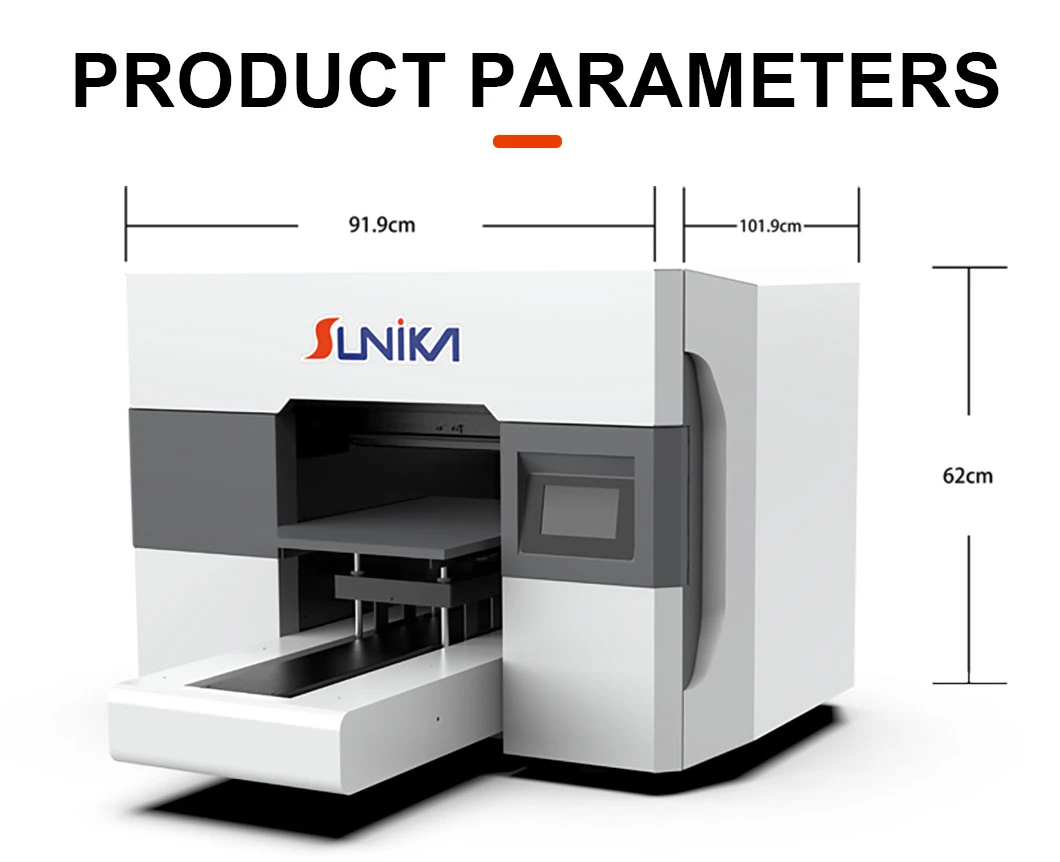 Sunika Motorized UV Inkjet Flatbed and Roll to Roll T Shirt Printer Dtf Tiling Tiling Machine for Home Use and Retail