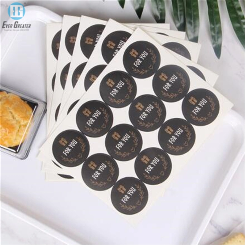 Professional Waterproof Both Sides Printed Adhesive Stickers Double-Sided Adhesive Label PVC Label