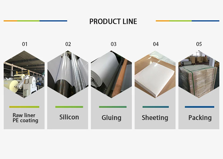 Rightint carton OEM shanghai label self adhesive wood free offset printing paper